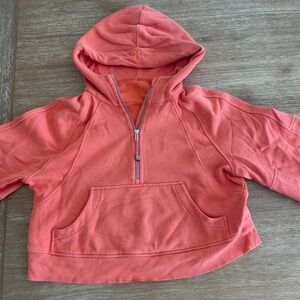 Lululemon Scuba Cropped Quarter Zip Sweatshirt